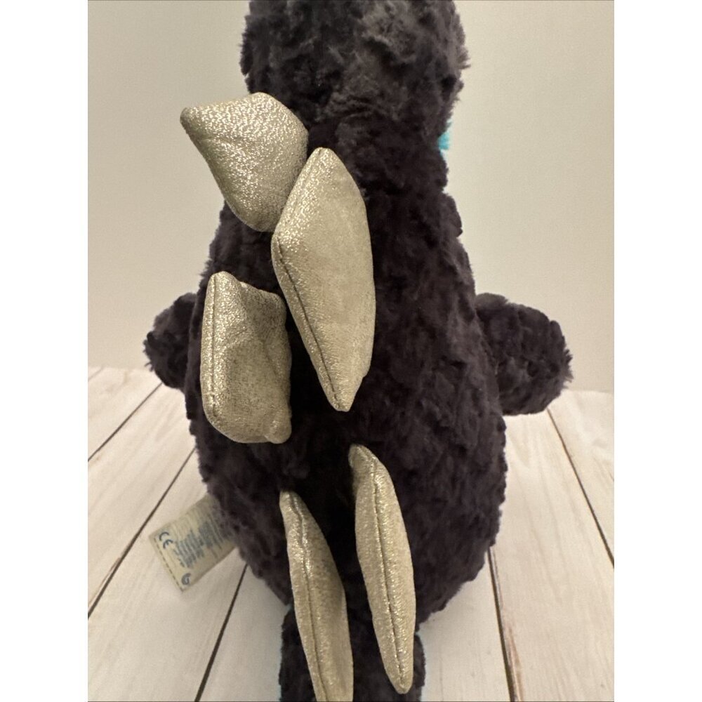 2014 Build A Bear Blue Silver Stegosaurus Dinosaur Plush 17" VGUC (Partial Tag) - Picture 7 of 9